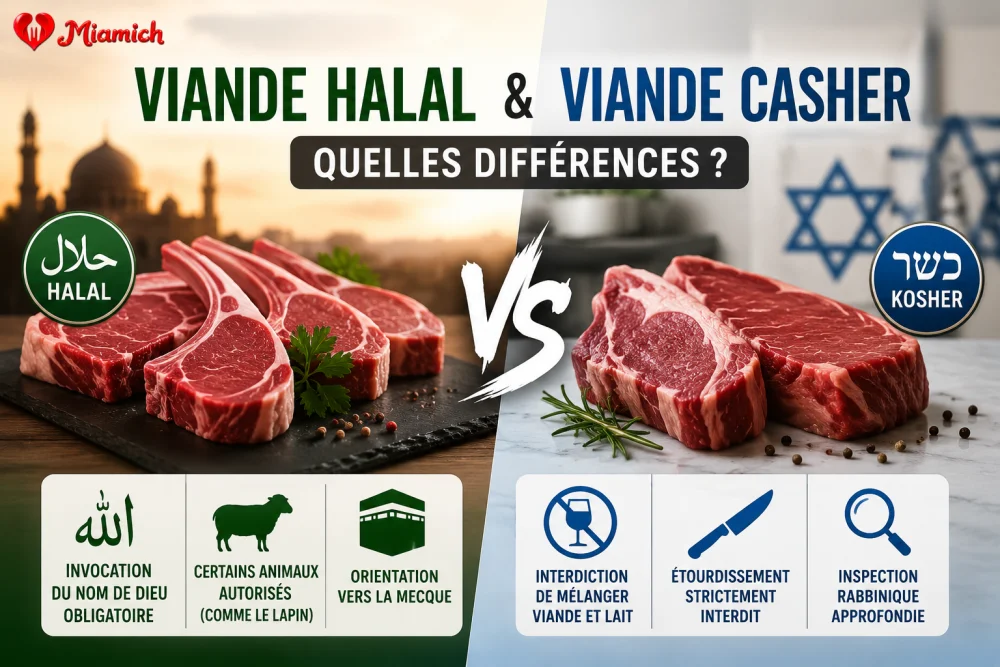viande halal et viande casher quelles differences